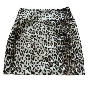 InWear Leopard Print Women's Skirt Size 8